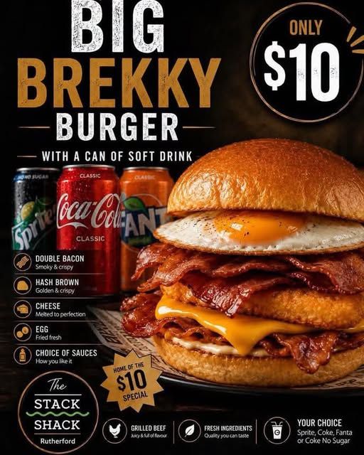 The Brekky Burger special