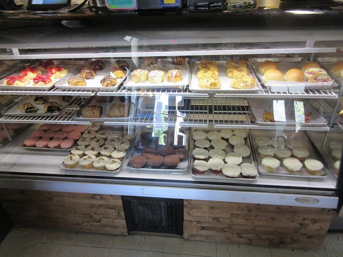 A cabinet of baked treats (stock photo)